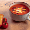 Creamy Tomato Soup with Grilled Cheese Croutons: A Cozy and Delicious Recipe for Fall