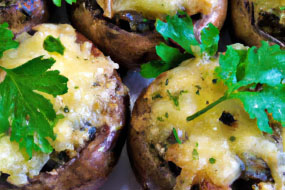 Delicious Vegetarian Stuffed Mushrooms Recipe for Perfect Entertaining